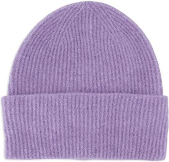 Sams&oslash;e & Sams&oslash;e nor wool hat - women - Wool/Alpaca/Recycled Polyester/Elastane - One Size - Purple