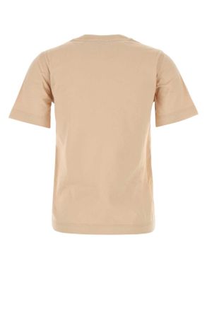 Burberry Floral Logo-Embroidered Cotton T-Shirt - Beige