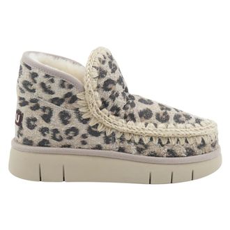 Mou Winter Boots, female, Beige, Size: 9 US Eskimo Bounce Sneaker