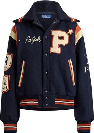 Ralph Lauren Patch-detail Panelled Bomber Jacket