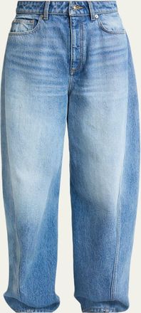 Givenchy Relaxed Cocoon Light-Wash Jeans