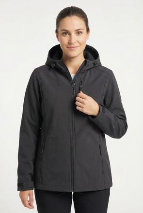 McKinley Outdoorjacke MCKINLEY Da.-Jacke Mt. Watana W, Damen, Gr. 36, gr&uuml;n (gr&uuml;n schwarz, g), Obermaterial: 100% Polyester, unifarben mit Farbeinsatz, eingeset