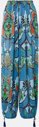 Etro Pantaloni a gamba larga con stampa