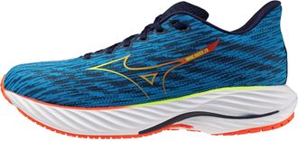 Mizuno Mizuno Wave Rider 28 Blue Pace / Green Gecko J1GC240356 Mens