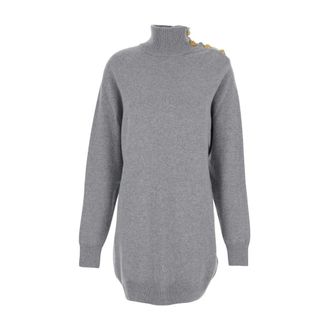 Balmain Mujer, Jerseys, Gris, Talla: M