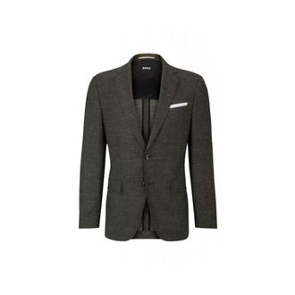 HUGO BOSS Heren, Jassen, Groen, Maat: L Leer