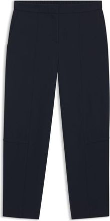 BOSS Relaxed-fit trousers in wrinkle-resistant crepe