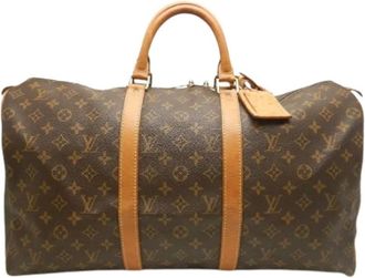 Louis Vuitton Pre-owned Weekend Bags, female, Brown, Size: ONE SIZE Pre-owned Monogram Boston Bag