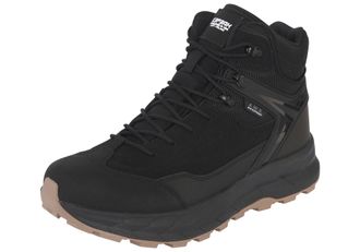 Icepeak Wanderschuh ICEPEAK AKAA MR, Herren, Gr. 45, schwarz, Leder, Synthetik, Textil, Schuhe Wanderschuh, wasserdicht