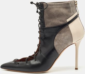 Malone Souliers Multicolor Leather And Suede Montana Booties