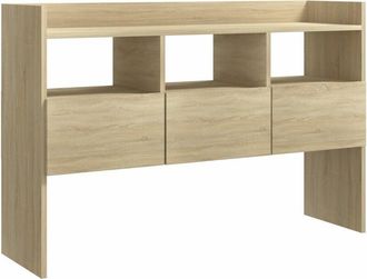 vidaXL Vidaxl - Aparador de madera contrachapada roble Sonoma 105x30x70 cm
