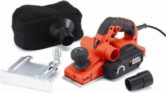 Black+Decker Kw750k-qs Cepillo El&eacute;ctrico Manual Negro, Naranja 16000 Rpm 750 W - Black&decker