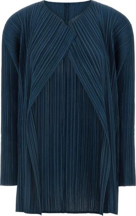 Issey Miyake Mujer, Jerseys, Azul, Talla: L