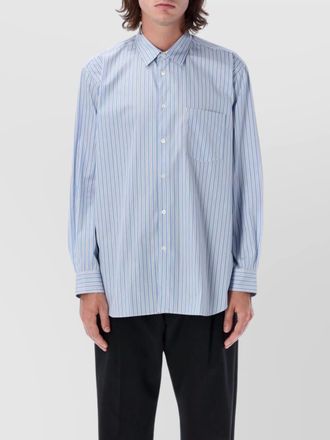 Comme Des Gar&ccedil;ons striped cotton shirt