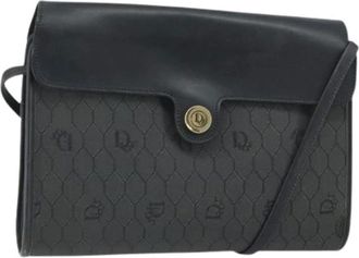 Dior Pre-owned Cross Body Bags, female, Black, Size: ONE SIZE Pre-owned Vintage PVC Shoulder Bag