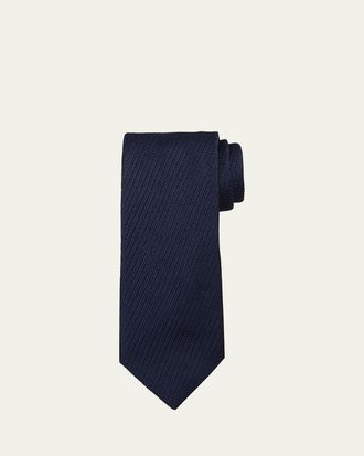 Brioni Mens Textured Silk Tie