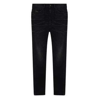 Diesel Slim-fit Jeans, male, Black, Size: W32 Slim Fit Jeans