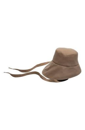 Eugenia Kim Ally Asymmetric Bucket Hat in Camel at Nordstrom Rack