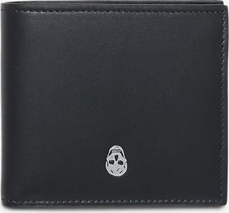 Alexander McQueen Brieftasche aus Glattleder Skull