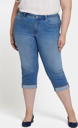 NYDJ Marilyn Cuffed Capri Jeans in Water Canyon at Nordstrom, Size 14W