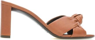 Saint Laurent Bianca Mules - Dames - Muiltjes - Bruin - 36 EU - Leer - Schoenen