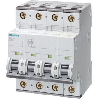 SIEMENS Interruttore magnetotermico 4p 16A 6k Siemens da quadro 400v