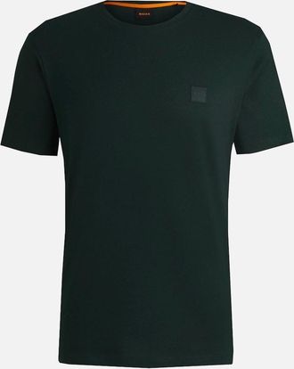 HUGO BOSS Mens Hugo Boss Green Tales Mens Crew Neck T-Shirt - Black - Size: 46