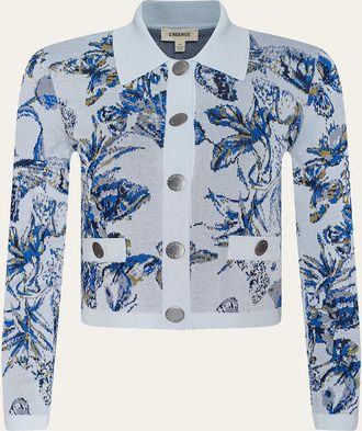 L'agence Western Toile Osiris Jacquard Cardigan