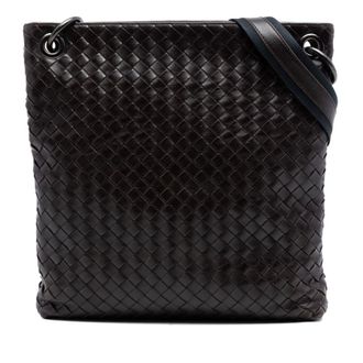 Bottega Veneta Pre-owned Bottega Veneta Nappa Intrecciato Crossbody Unisex OFPQ19GEA3SKAHK5
