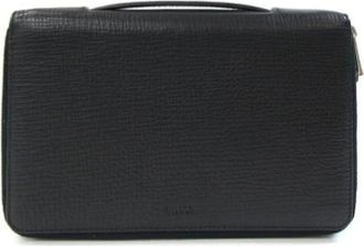 Bally Pre-owned Clutches, female, Black, Size: ONE SIZE Pre-owned Leather clutches