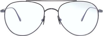 Tom Ford Blue Light Block Pilot Mens Eyeglasses FT6040-B 008 53