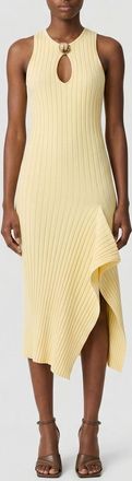 Stella McCartney Abito midi Stella McCartney in cotone a coste
