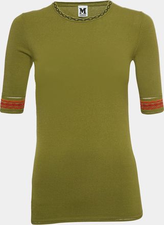 M Missoni Green Knit Top