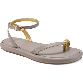 DKNY Tabitha Ankle Strap Sandal in Driftwood Taupe at Nordstrom, Size 7.5