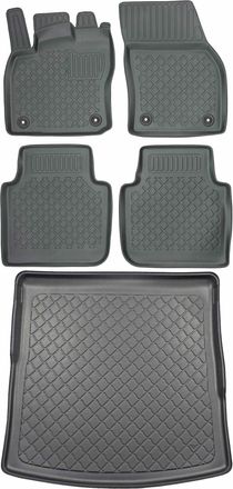 OEM Skoda Kodiaq Suv A Partir De Marzo De 2017. Juego De Alfombrillas Para Coche Y Maletero