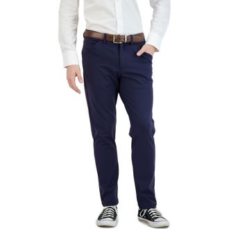 Levinas Business Casual Pants in Navy at Nordstrom Rack, Size 30 X 32