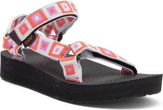 Teva Midform Universal Sandal in Retro Squares Explore at Nordstrom Rack, Size 10