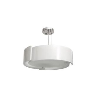 Fabrilamp Colgante Oslo 8xe27 Al.reg.xd.93cm Blanco/cromo