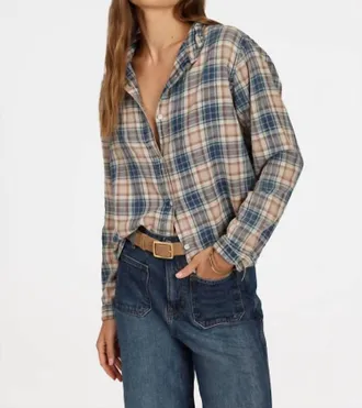 Dylan Hudson Shirt Jacket In Denim