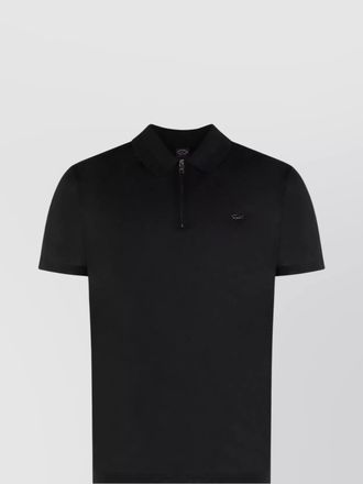 Paul & Shark polo with side slits and zip