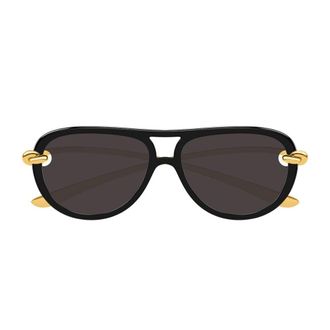 Bottega Veneta Bv1418 S Signatursymbole Schwarz