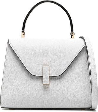Valextra Iside leather crossbody bag - women - Calf Leather - One Size - Grey