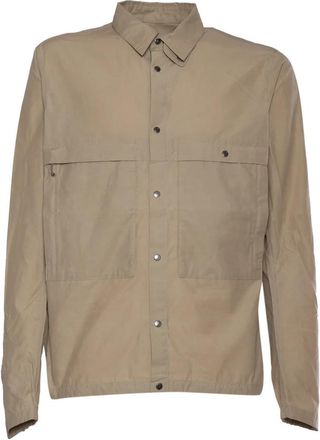 Fj&auml;llr&auml;ven Hoja Riders Wind Jacket - Heren - Zomerjassen - Beige - S - Katoen - Jassen