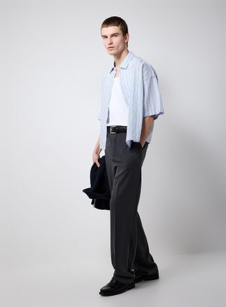 Le 31 Mens Soft monochrome pant Paris fit - High rise relaxed