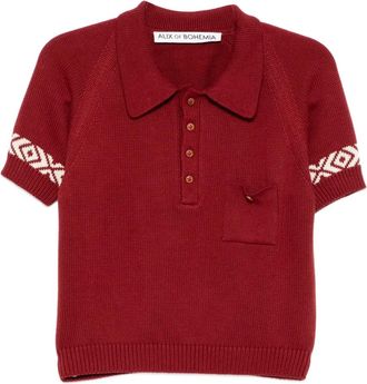 Alix of Bohemia Katoenen polotop - Rood