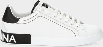 Dolce & Gabbana Men & apos;s Portofino Leather Low-Top Sneakers