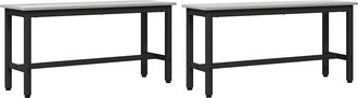 vidaXL Banca De Comedor 100 X 32,5 X 48,5 Cm 2 Uds. Vidaxl