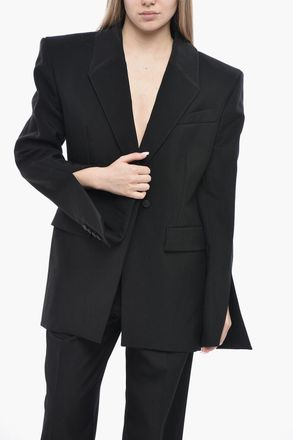 MUGLER Blazer Bare Back con Spalline Imbottite Mugler
