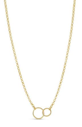 SHYMI Infinity Pendant Necklace in Gold at Nordstrom