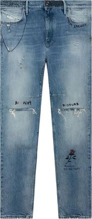 Rta Jeans con effetto vissuto - Blue